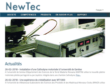 Tablet Screenshot of newtec.fr
